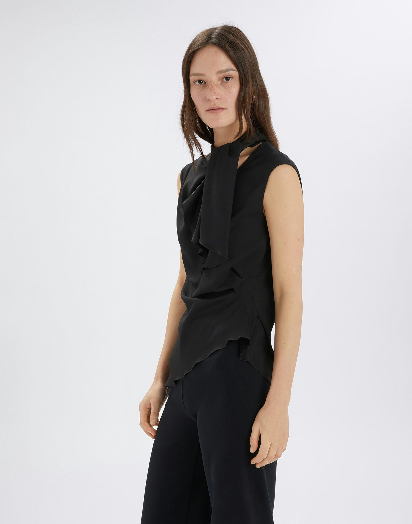 WALTON SLEEVELESS STAIN TOP