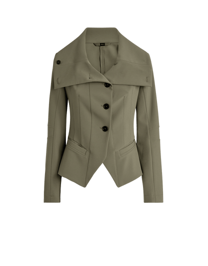 SCRUNCH CADY CREPE JACKET