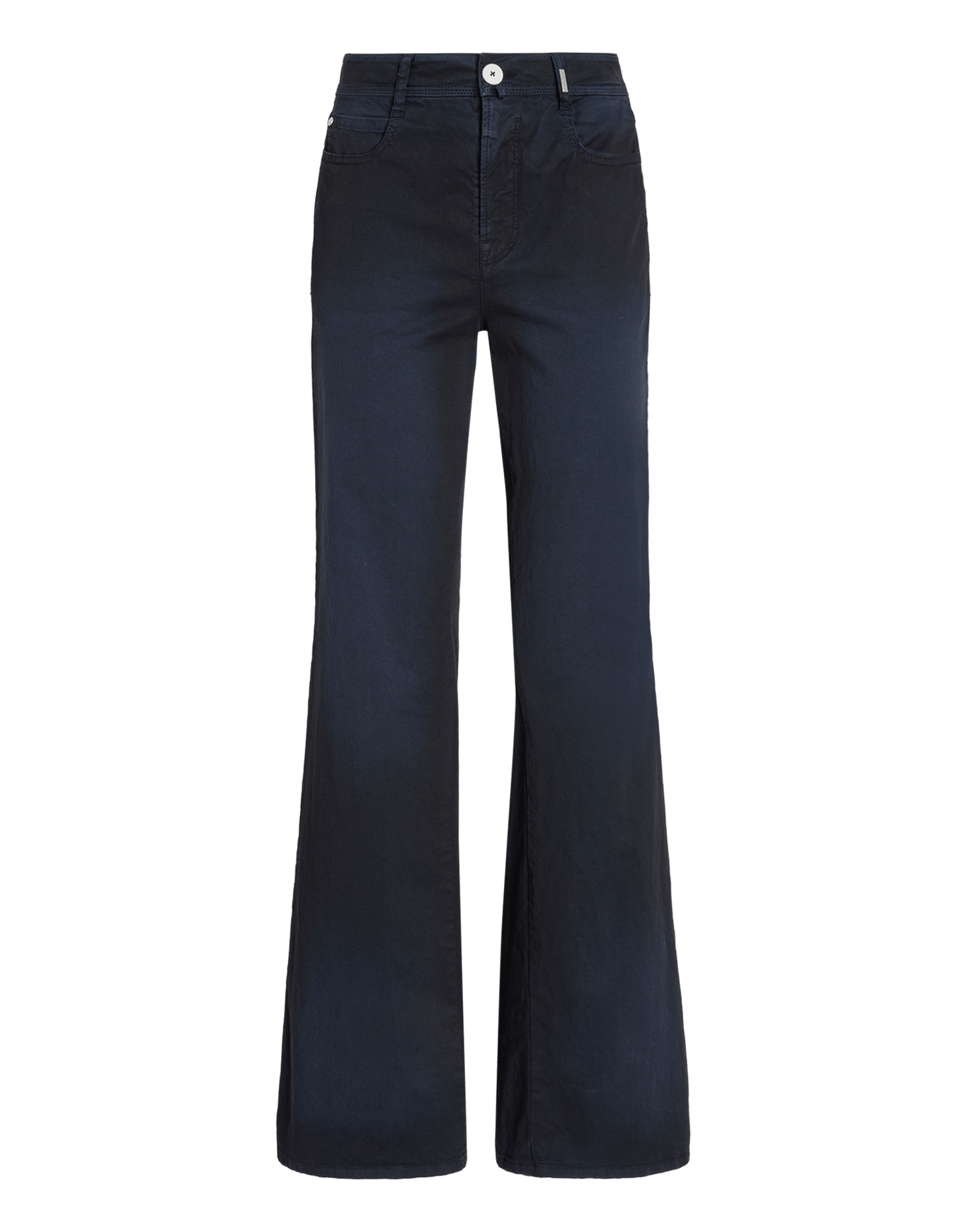 SHORTER COATED COTTON PANTS