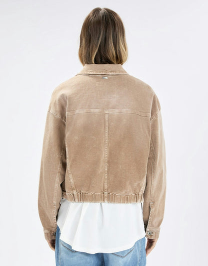COMPACT DENIM BOMBER JACKET