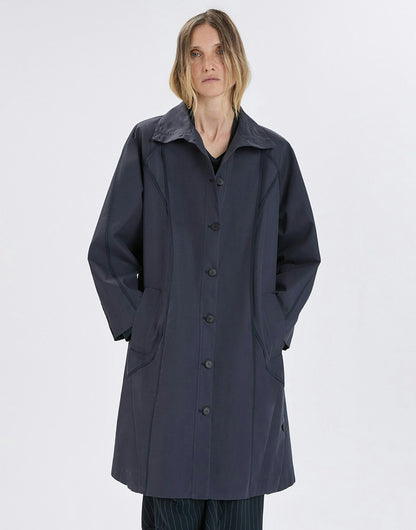 PETUNIA FUNNEL NECK LONG COAT