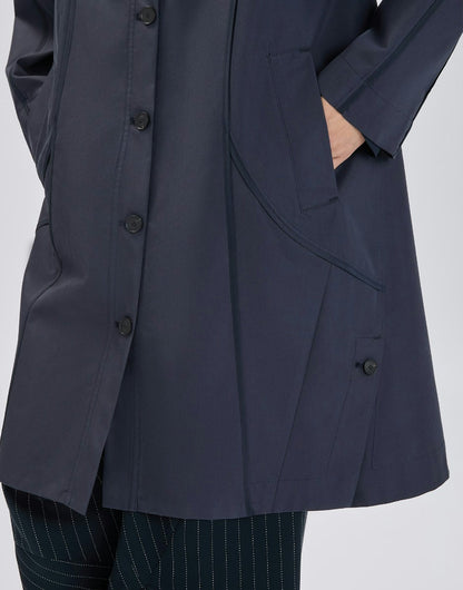 PETUNIA FUNNEL NECK LONG COAT