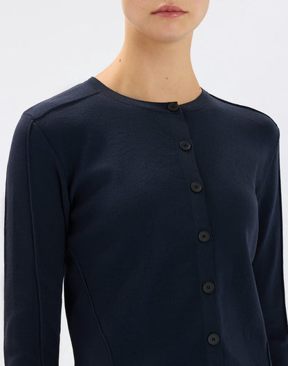 GUIPURE KNITTED L/SLEEVE CARDIGAN