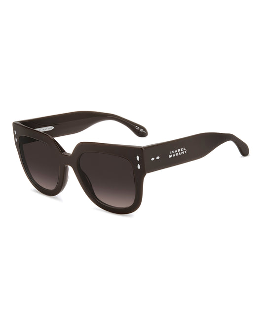 ROUND CLASSIC CHOCOLATE SUNGLASSES