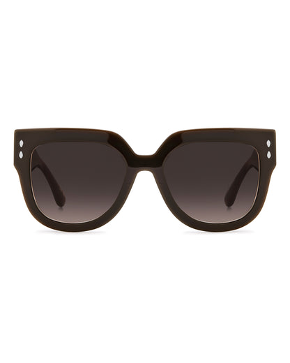 ROUND CLASSIC CHOCOLATE SUNGLASSES
