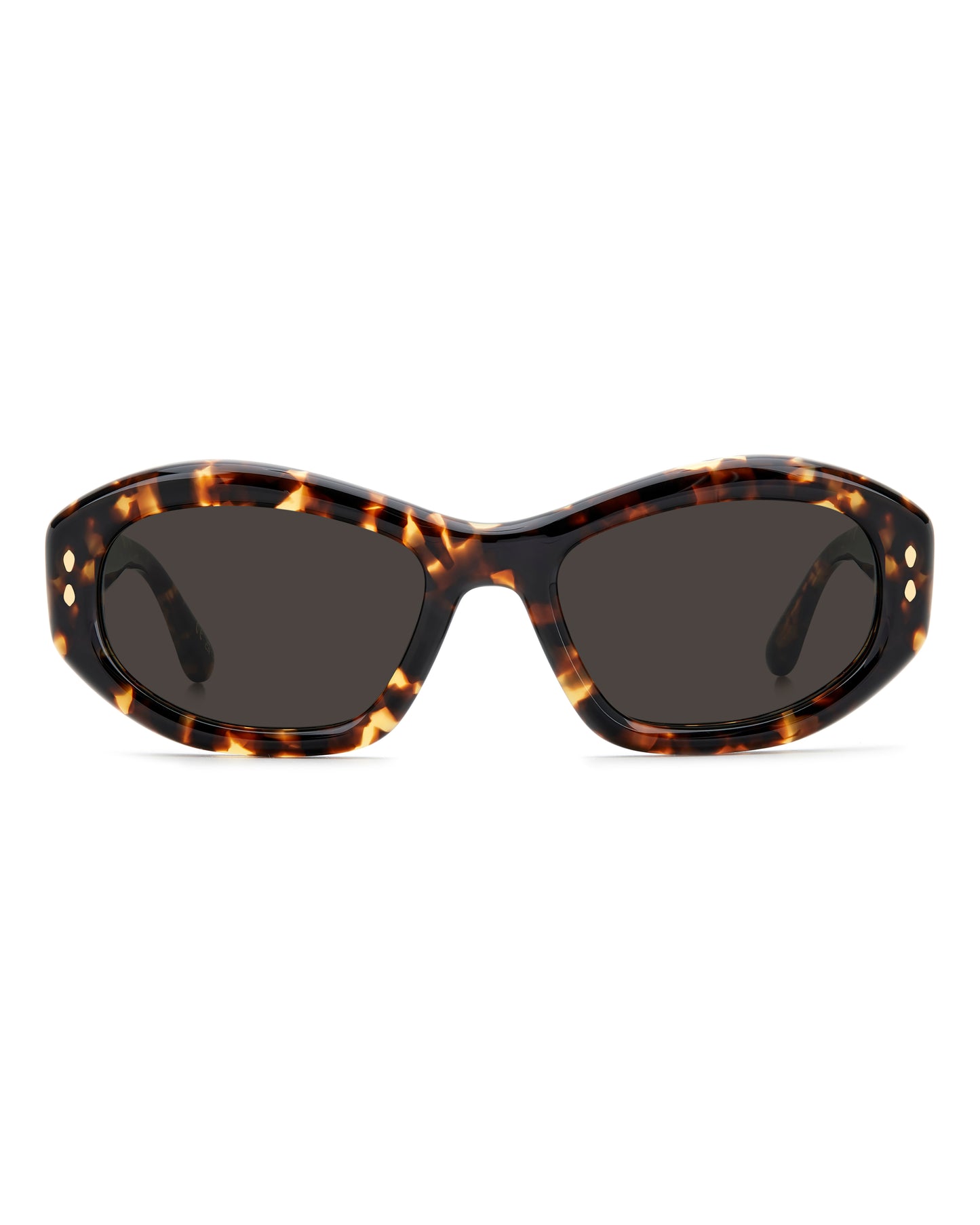 ROUND VOLUME TORTOISESHELL SUNGLASSES