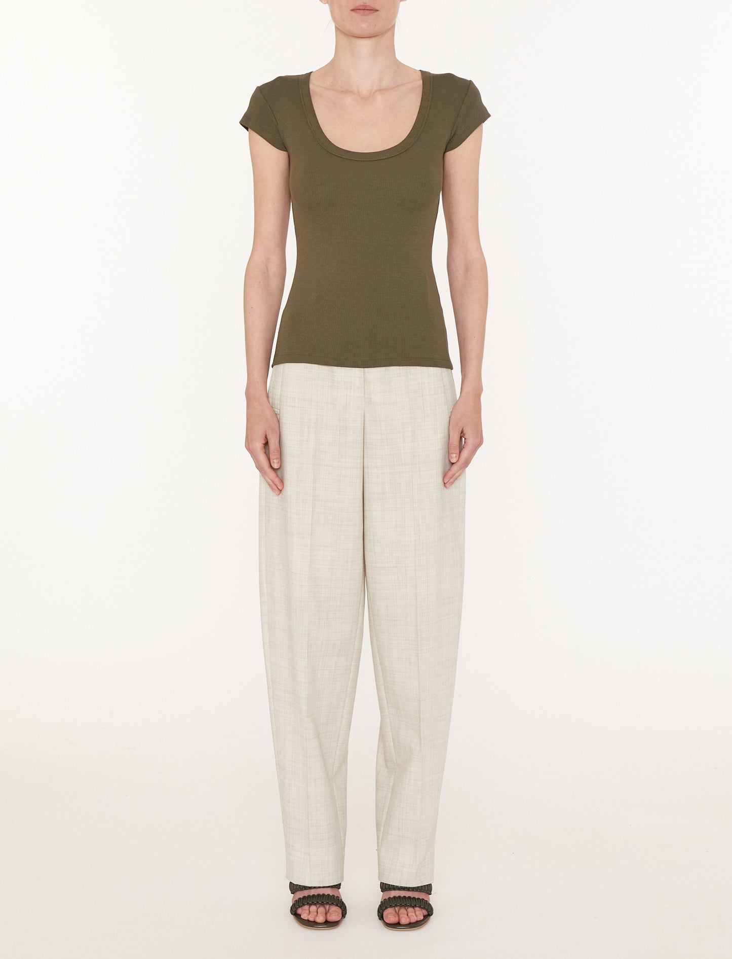 SABA COTTON RIB TOP