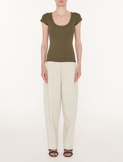 SABA COTTON RIB TOP