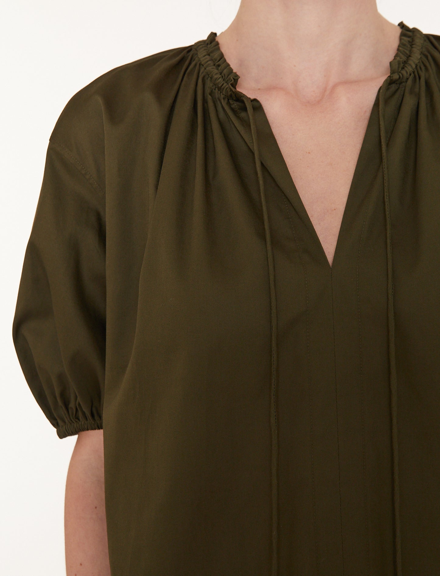 NADOR COTTON SATEEN TOP