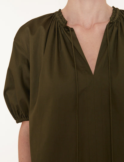 NADOR COTTON SATEEN TOP