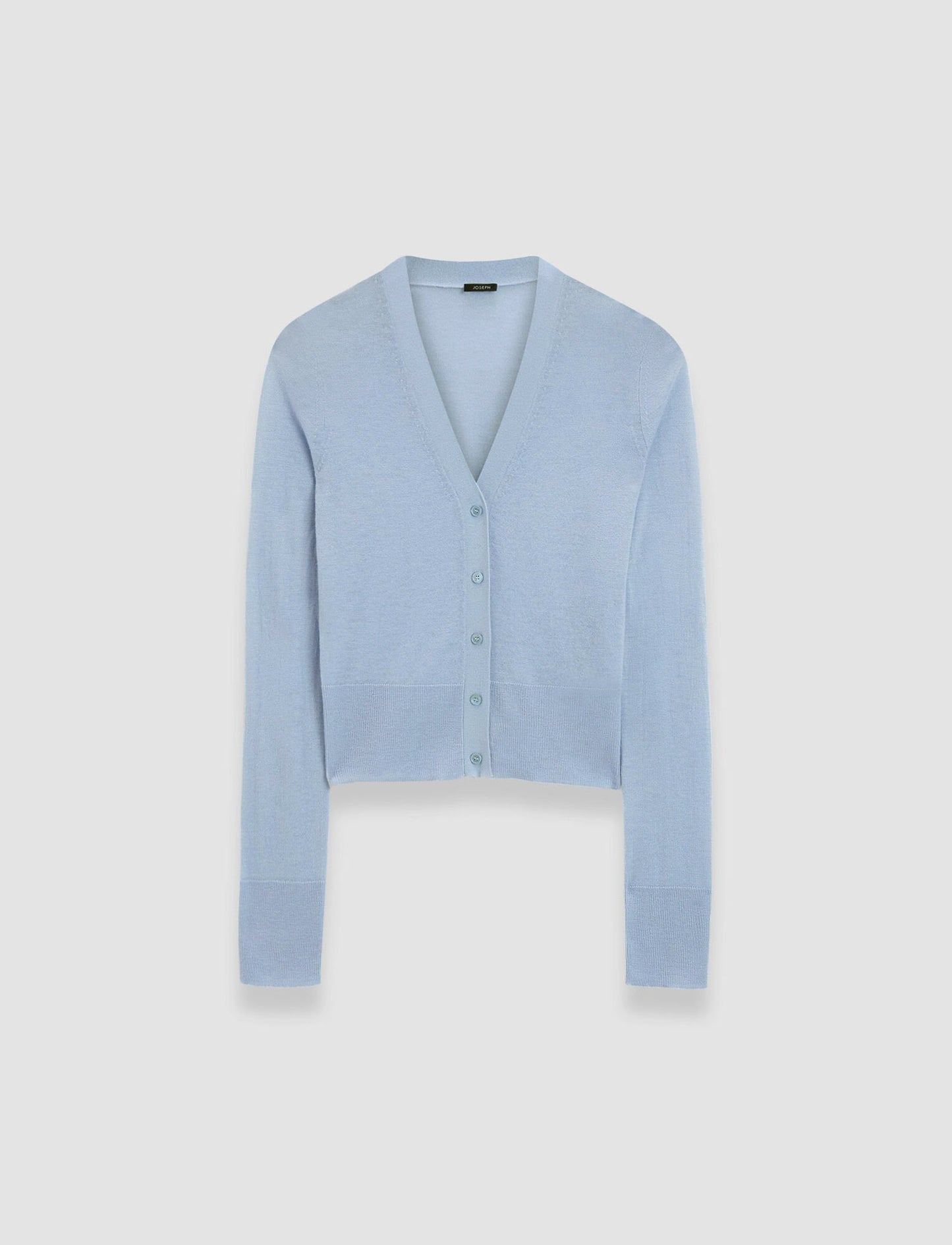 CASHAIR V-NECK CARDIGAN FADED SKY