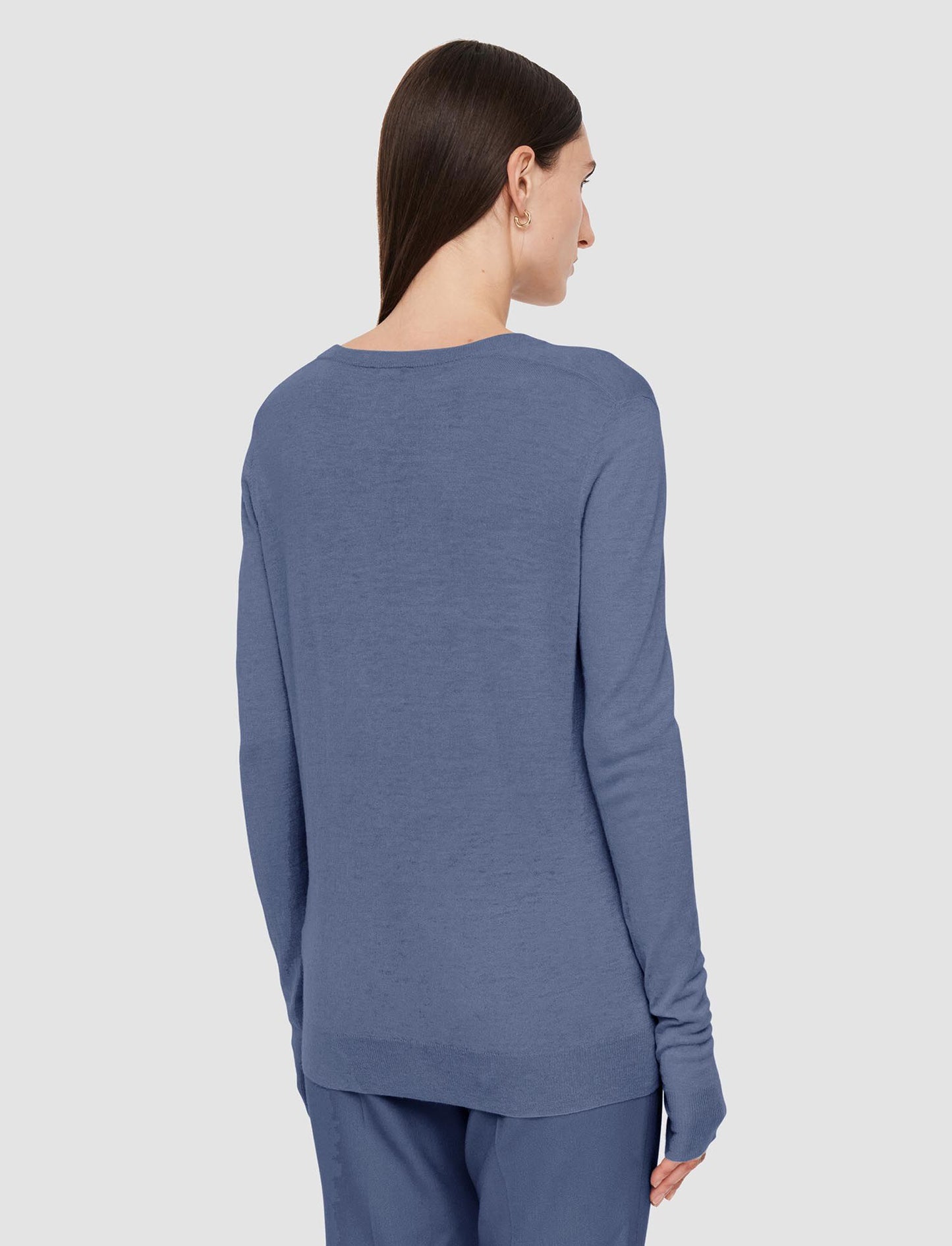CASHAIR V-NECK JUMPER HARBOUR