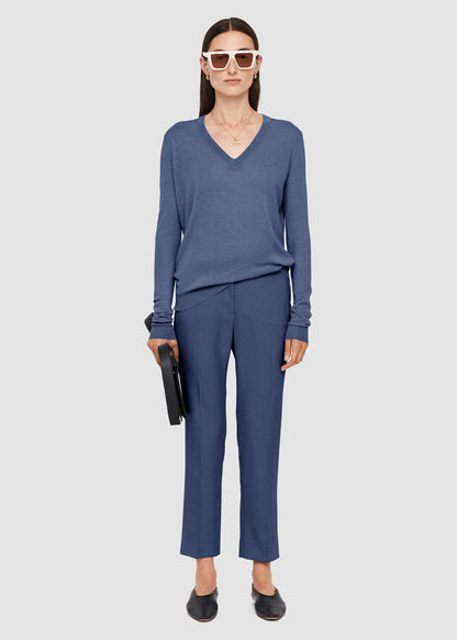 CASHAIR V-NECK JUMPER HARBOUR