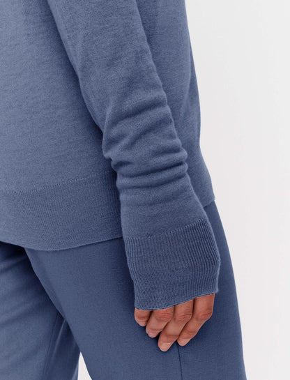 CASHAIR V-NECK JUMPER HARBOUR