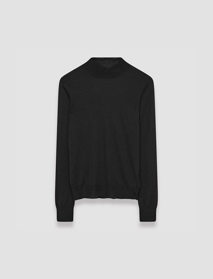 HIGH NECK L/SLEEVE CASHAIR JUMPER