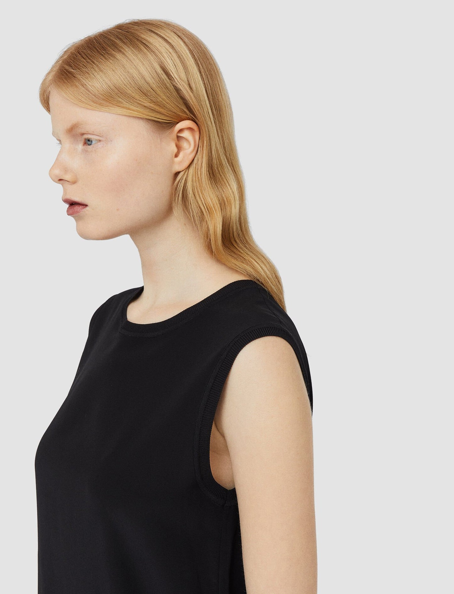 SILK CREPE DE SOIE BLEY TOP