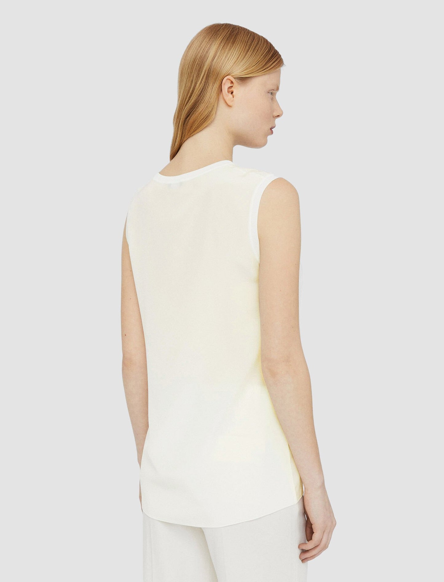 SILK CREPE DE SOIE BLEY TOP