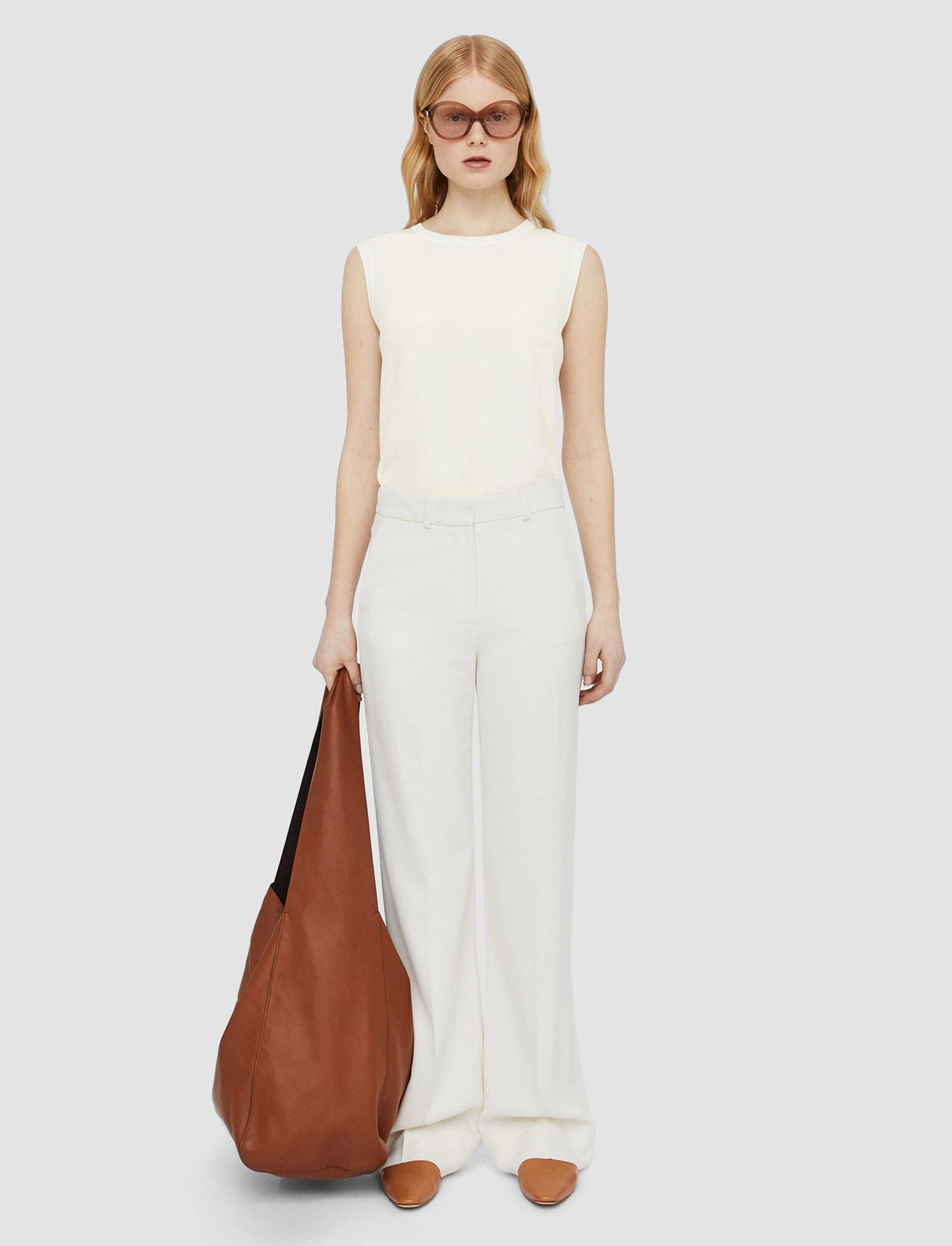 SILK CREPE DE SOIE BLEY TOP