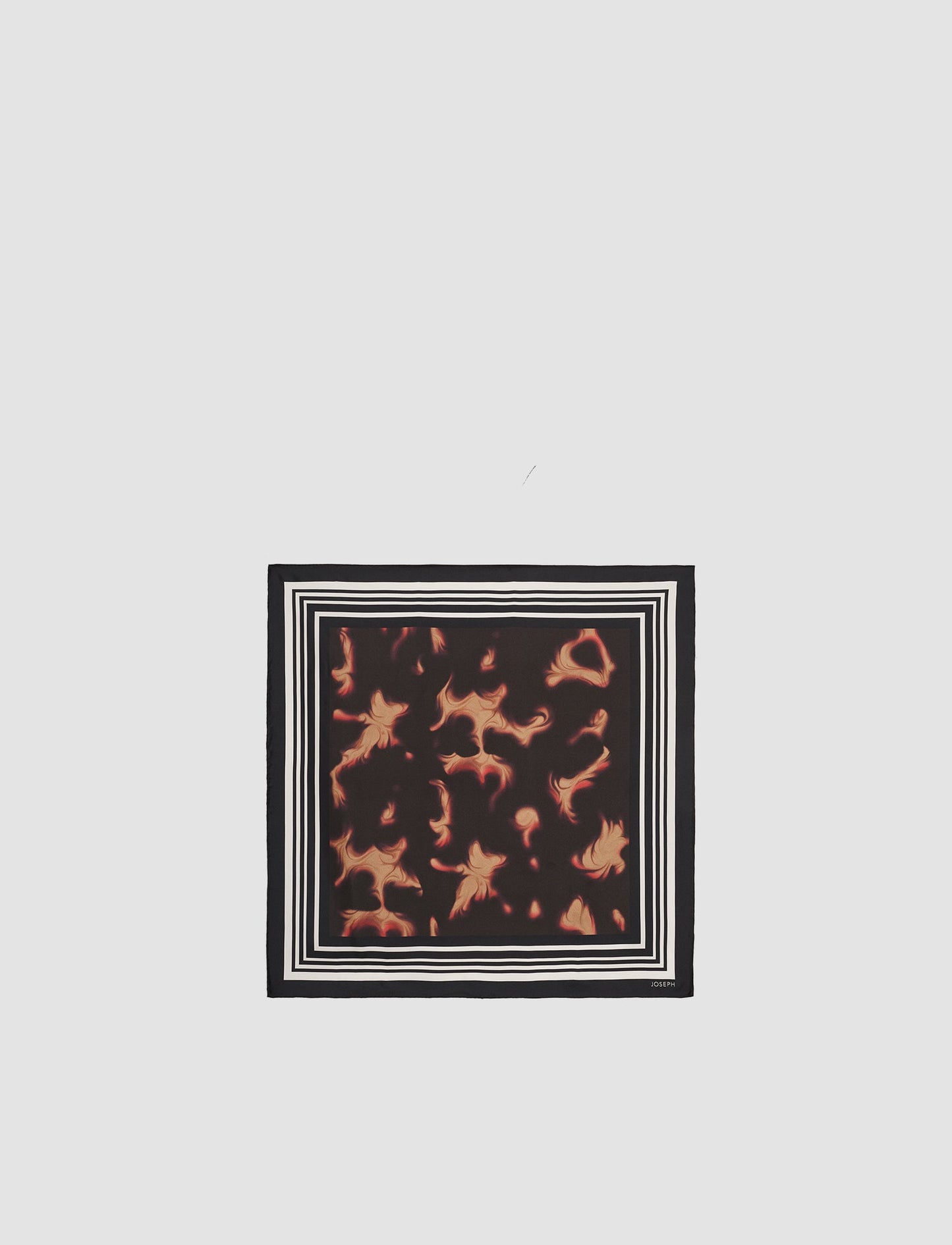 DANICA ACC SMALL SILK SCARF TORTOISE SHELL