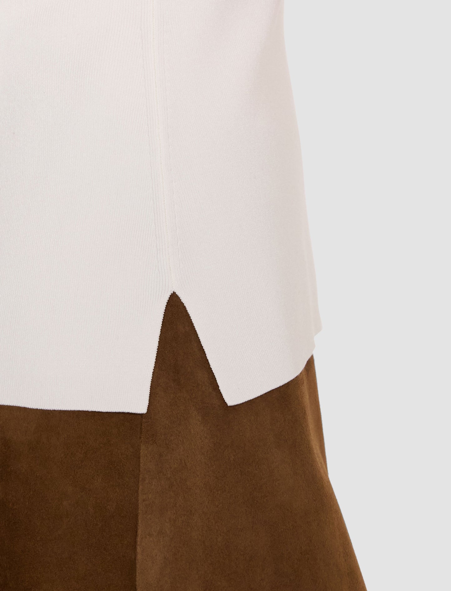 RANA TANK SILK STRETCH IVORY
