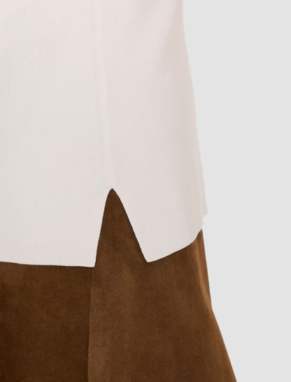 RANA TANK SILK STRETCH IVORY