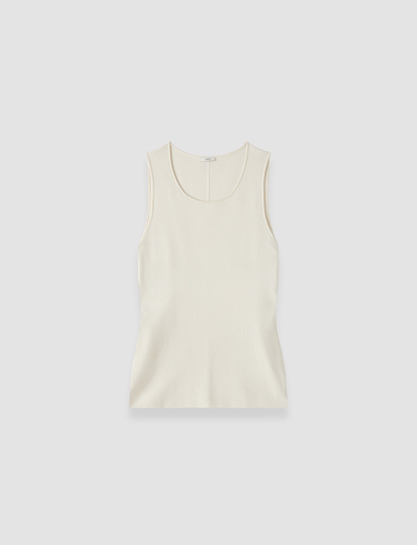 RANA TANK SILK STRETCH IVORY