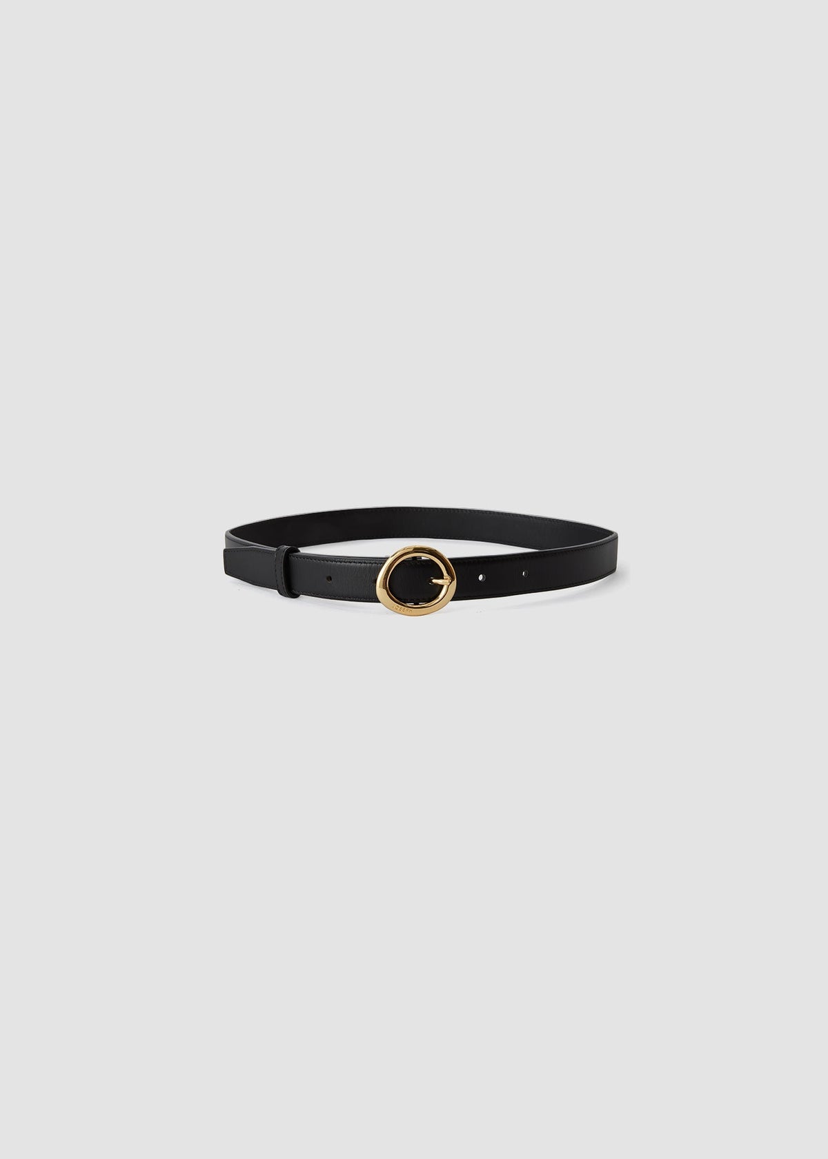 Black rectangular object on a white background