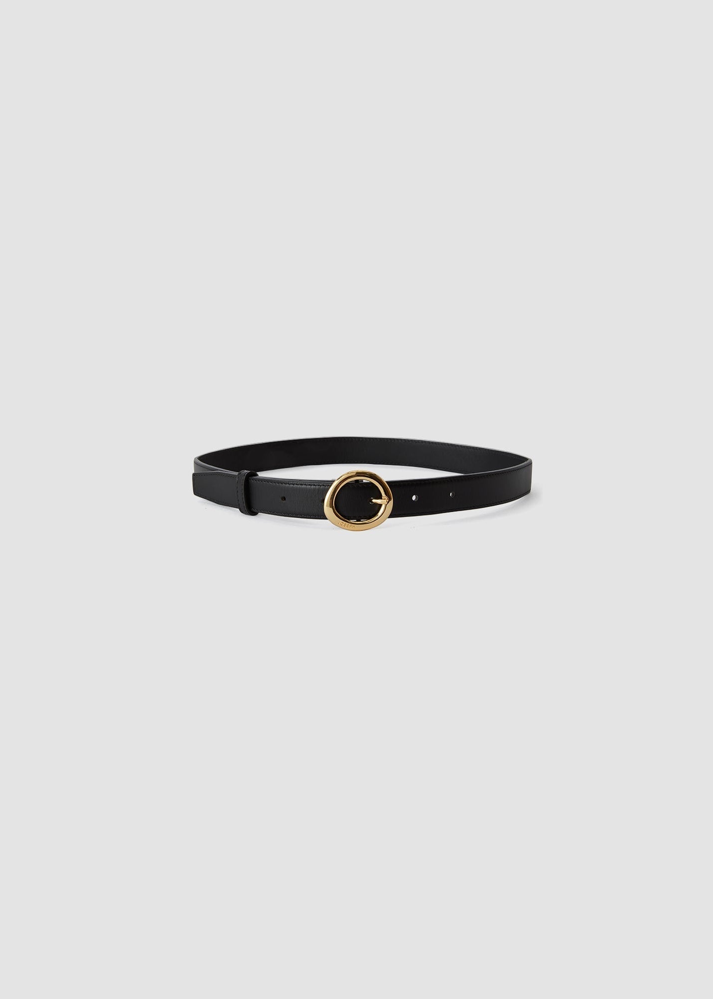 Black rectangular object on a white background