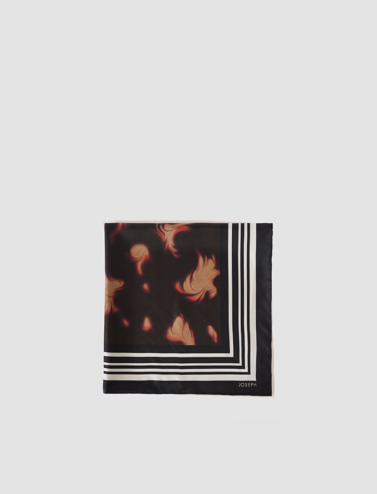 DANICA ACC SMALL SILK SCARF TORTOISE SHELL