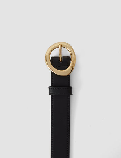 RENE ACC SMOOTH BELT BLACK