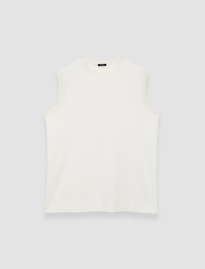 NEW BLEY TOP CREPE DE SOIE IVORY
