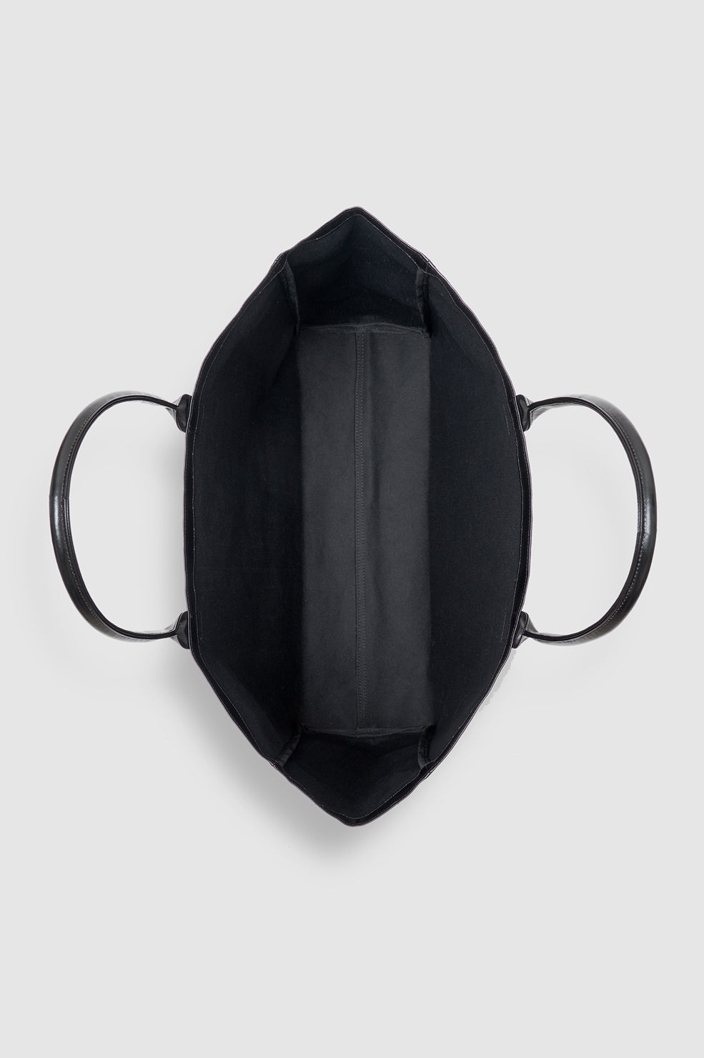 ANINE BING Leo Coated Canvas Tote In Black - image 4
