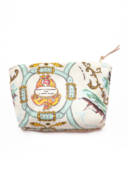 PANIER AJOURE BASKET BAG & SILK POUCH