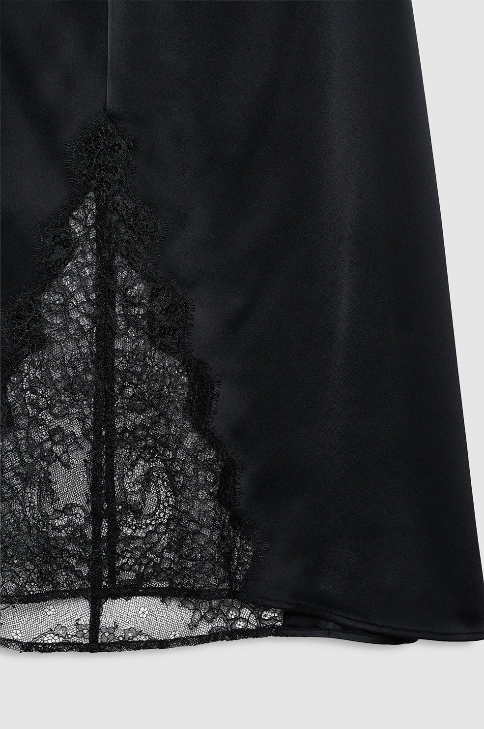 ANINE BING Malou Lace Midi Skirt In Black - image 4