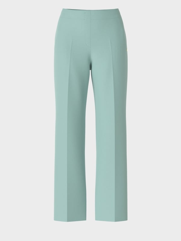 WIDE LEG CRINKLE EFFECT TROUSERS