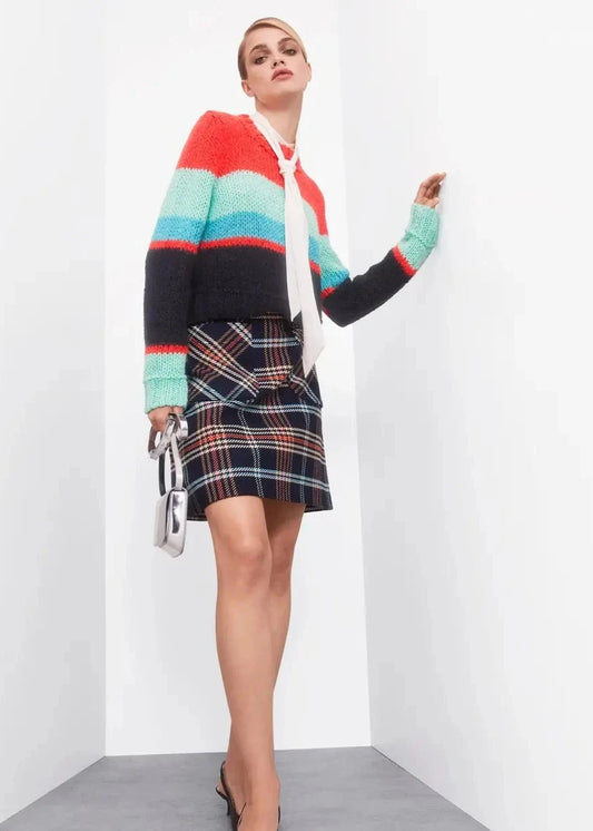 VIBRANT COLOUR BLOCK KNIT