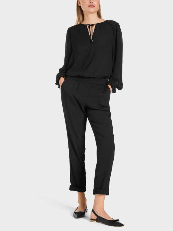 LINEN RELAXED FIT PANTS