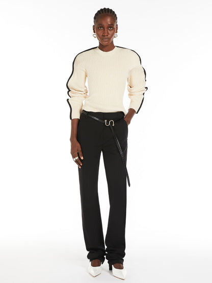 BOEMIA RIBBED KNIT W TUBLAR DETAIL