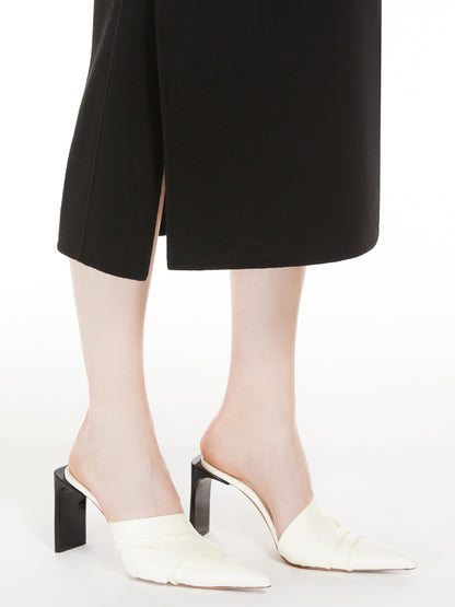 OMELIA WOOL LONG SKIRT