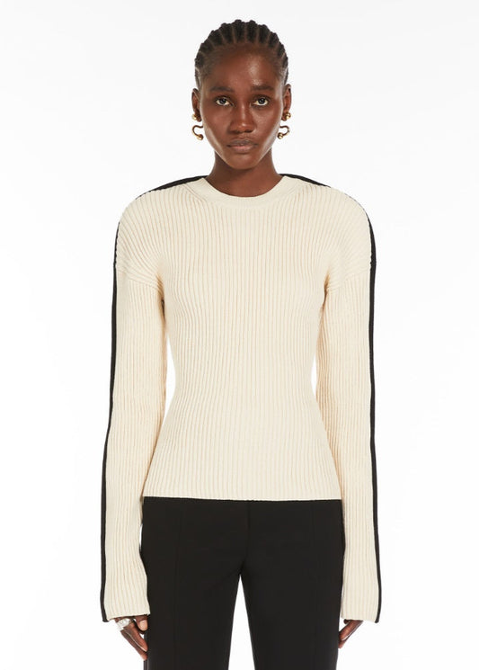 BOEMIA RIBBED KNIT W TUBLAR DETAIL