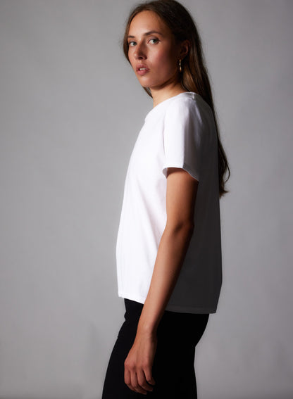 FTS284 - POLLY ROUND NECK T-SHIRT 100% COTTON