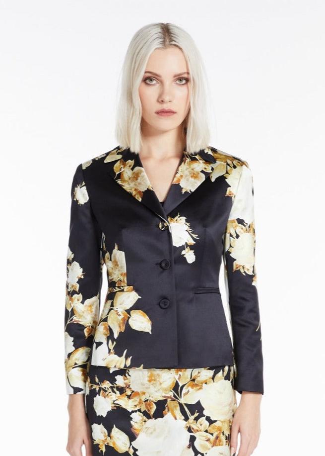 LORENA PRINTED DUCHESSE JACKET