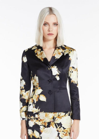LORENA PRINTED DUCHESSE JACKET
