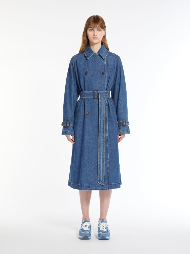 BLASY MIDI LENGTH DENIM COAT