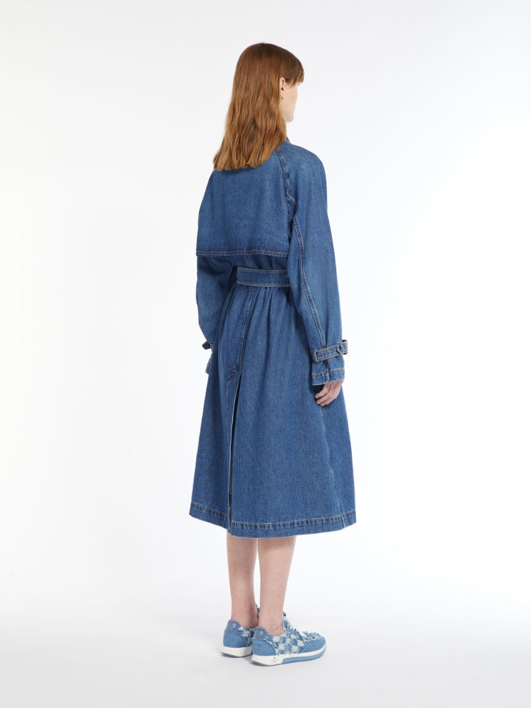 BLASY MIDI LENGTH DENIM COAT