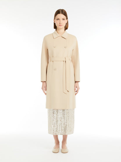 AVENUE DOUBLE BREASTED WOOL COAT