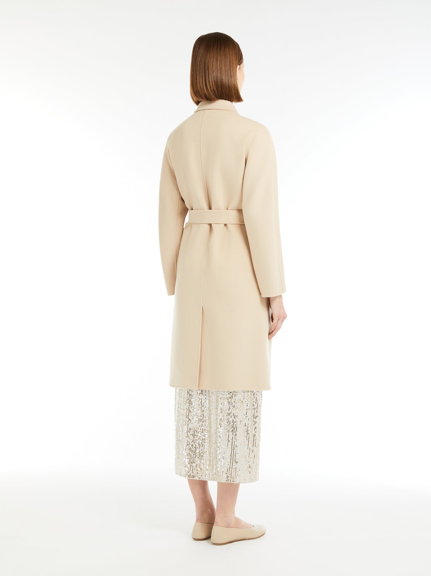 AVENUE DOUBLE BREASTED WOOL COAT