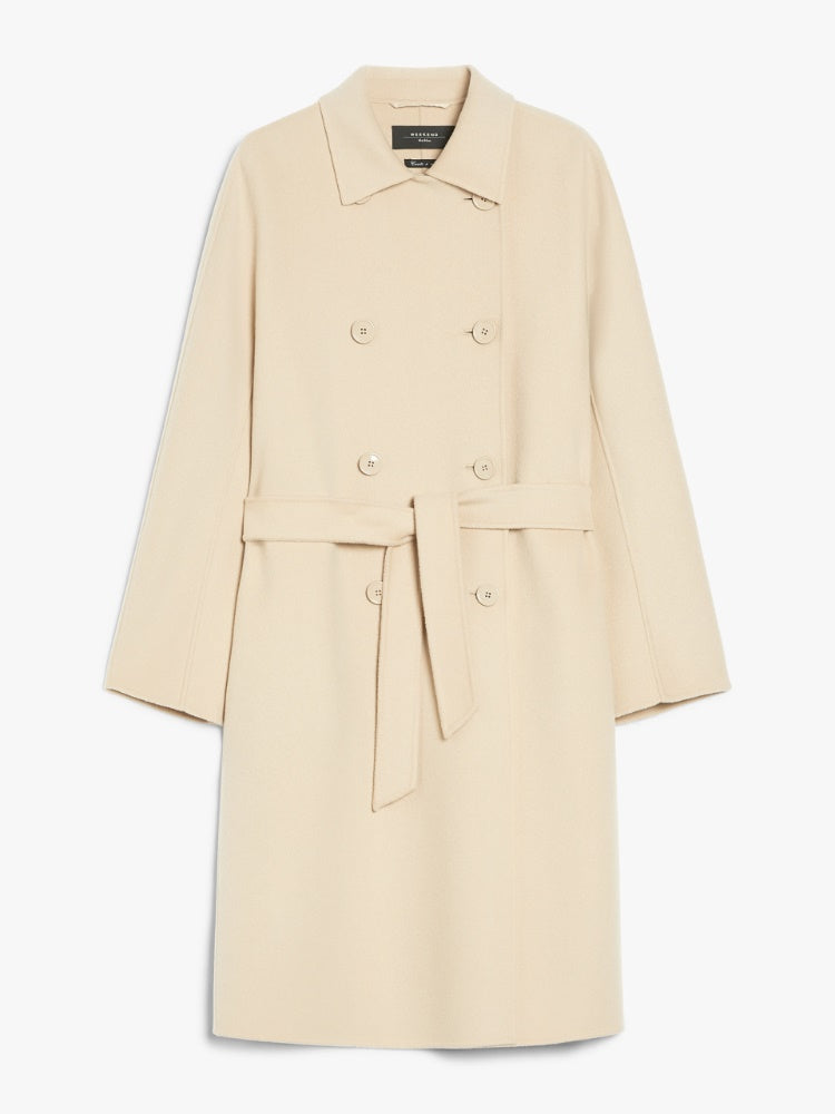 AVENUE DOUBLE BREASTED WOOL COAT