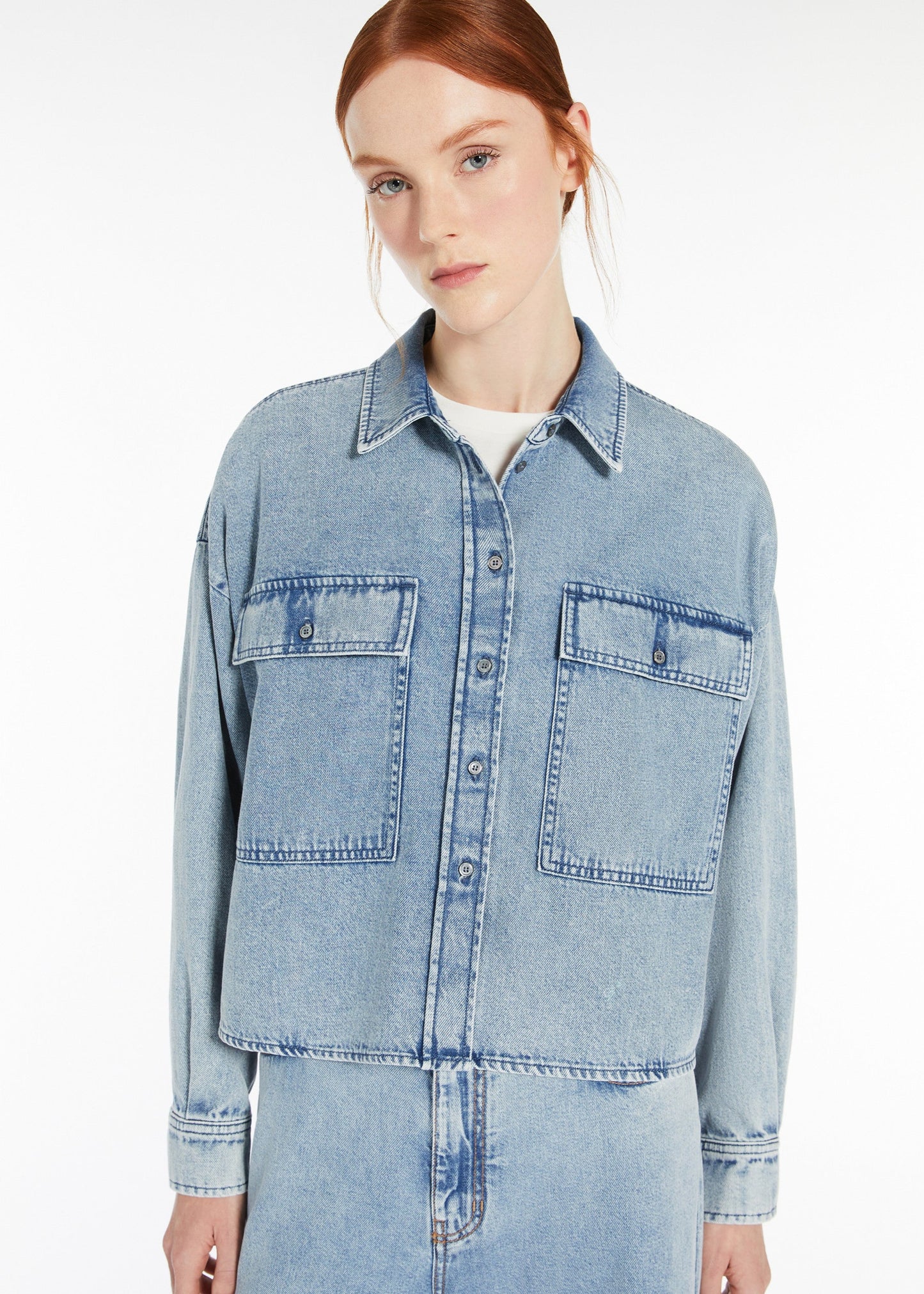 ZEMIRA BOXY DENIM SHIRT