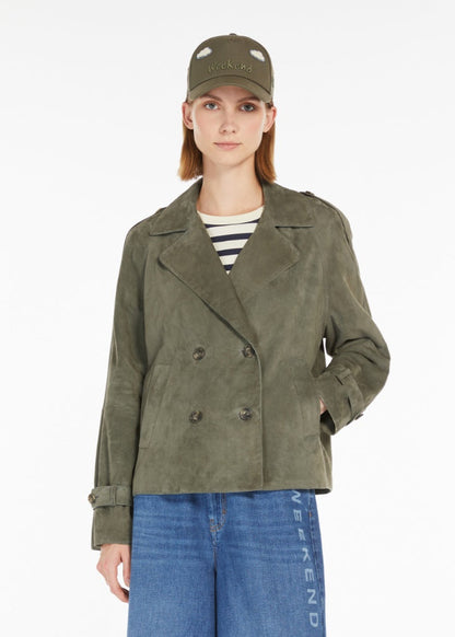 OBLATO SUEDE DOUBLE BREASTED JACKET